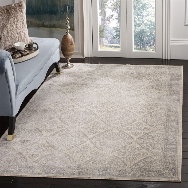 Safavieh Brentwood 3' x 5' Rug in Cream and Gray