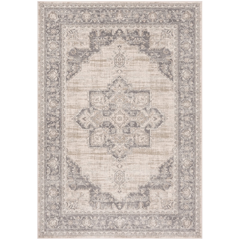 Safavieh Brentwood 4' x 6' Rug in Cream and Gray