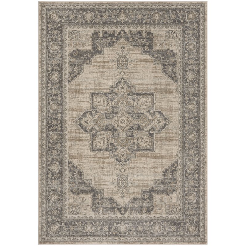 Safavieh Brentwood 8' x 10' Rug in Cream and Gray