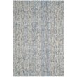 Safavieh Abstract 5' x 8' Hand Tufted Wool Rug in Dark Blue and Rust