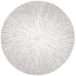 Safavieh Evoke 3' Round Rug in Dark Gray and Ivory