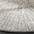 Safavieh Evoke 3' Round Rug in Dark Gray and Ivory