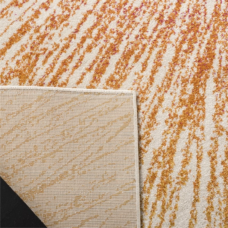Safavieh Evoke 4' x 6' Rug in Fuchsia and Orange