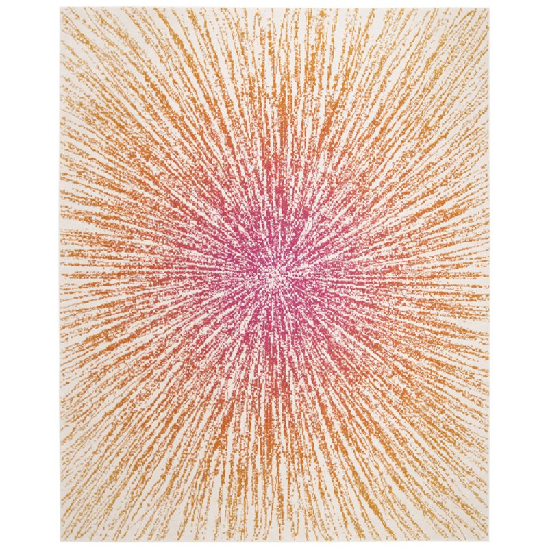 Safavieh Evoke 9' x 12' Rug in Fuchsia and Orange