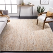 Safavieh Abstract 9' x 12' Hand Tufted Wool Rug in Gold and Blue