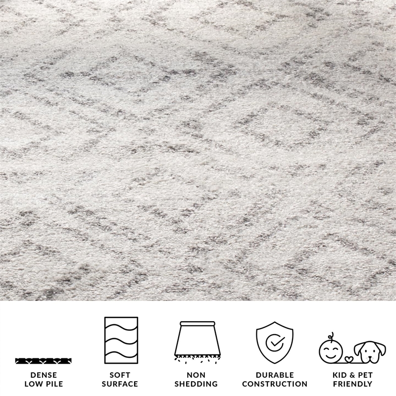 Safavieh Adirondack 4' Square Rug in Gray