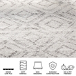 Safavieh Adirondack 4' Square Rug in Gray