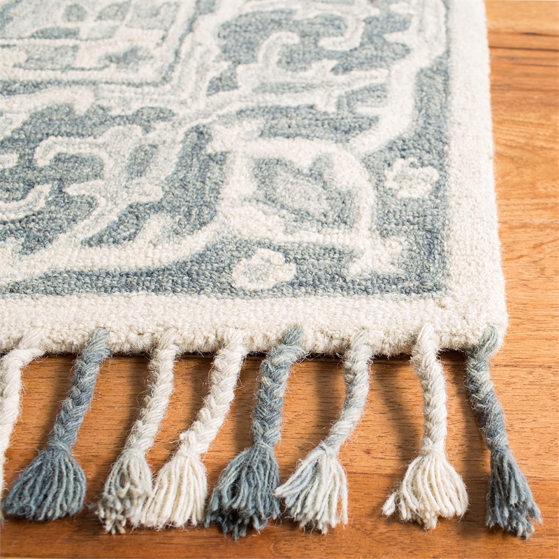 Safavieh Aspen 9' x 12' Hand Tufted Wool Rug in Gray