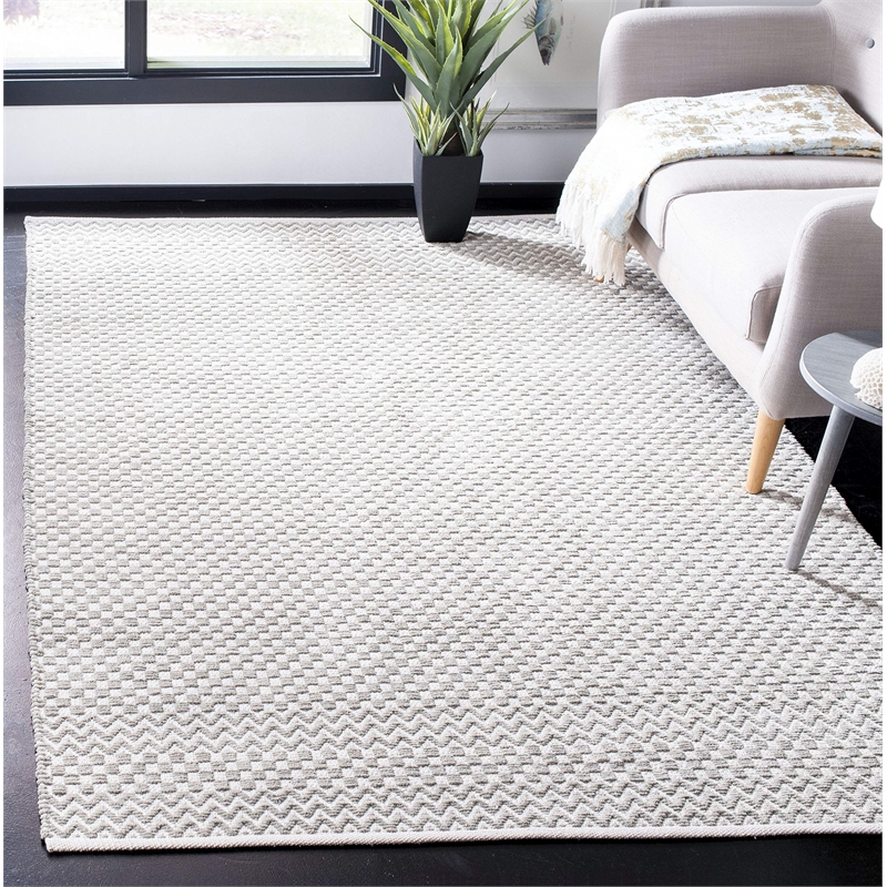 Safavieh Boston 6' Square Hand Tufted Rug in Gray