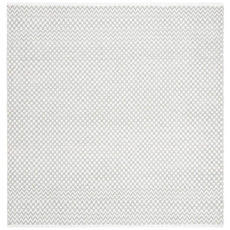 Safavieh Boston 6' Square Hand Tufted Rug in Gray