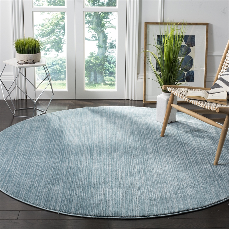 Safavieh Vision 4' Round Rug in Gray