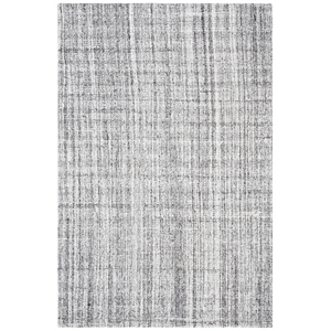 Safavieh Abstract 4' x 6' Hand Tufted Rug in Gray and Black