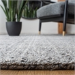 Safavieh Abstract 4' x 6' Hand Tufted Rug in Gray and Black