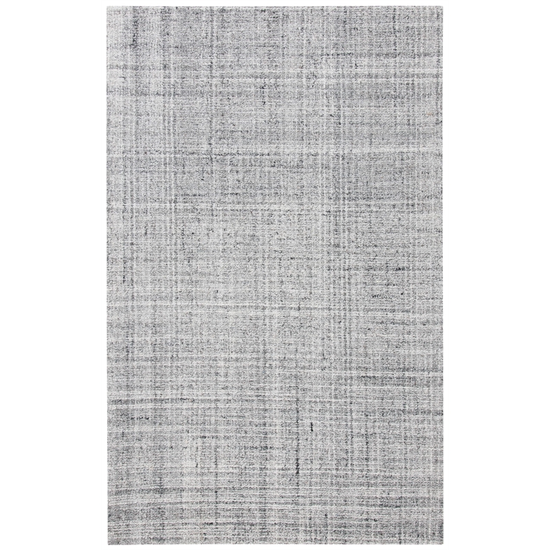 Safavieh Abstract 5' x 8' Hand Tufted Rug in Gray and Black