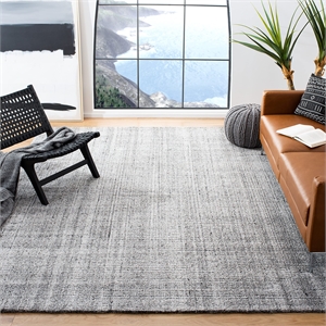 Safavieh Abstract 6' x 9' Hand Tufted Rug in Gray and Black