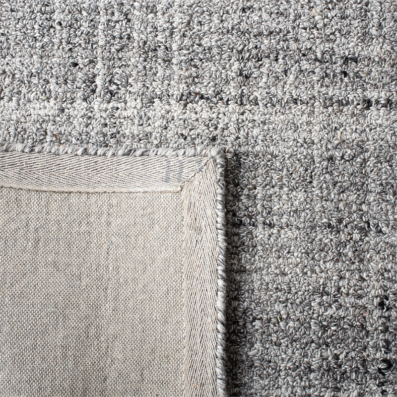 Safavieh Abstract 8' x 10' Hand Tufted Rug in Gray and Black
