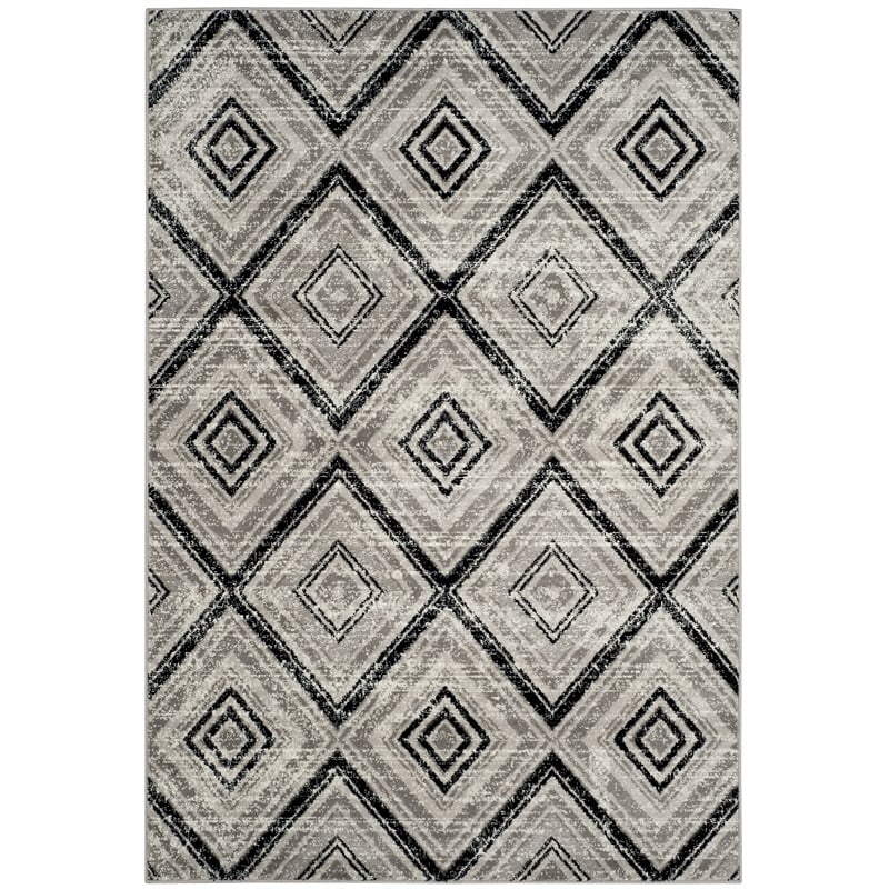 Safavieh Skyler 10' x 14' Rug in Gray and Black