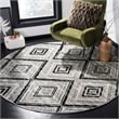 Safavieh Skyler 3' x 5' Rug in Gray and Black