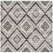 Safavieh Skyler 8' Square Rug in Gray and Black