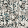 Safavieh Skyler 4' Square Rug in Gray and Blue
