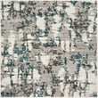 Safavieh Skyler 8' Square Rug in Gray and Blue