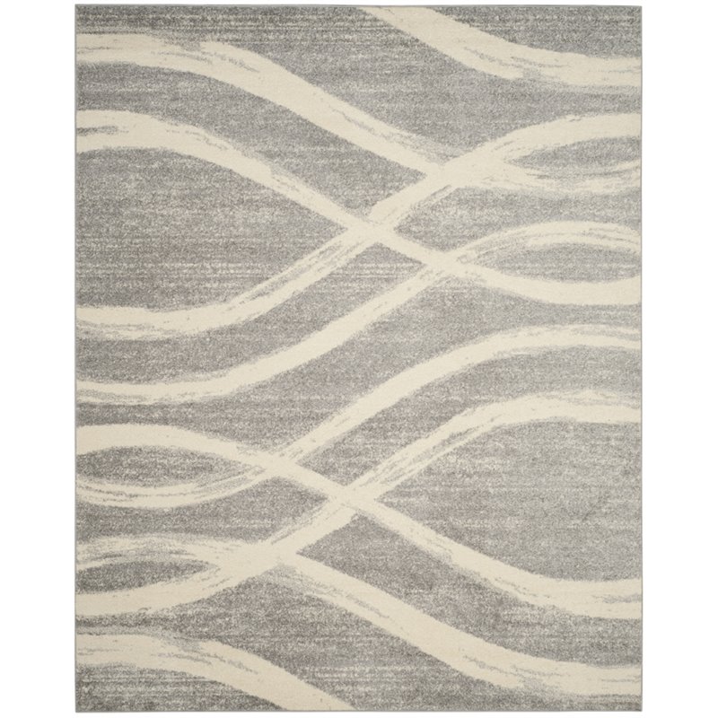 Safavieh Adirondack 10' x 14' Rug in Gray and Cream