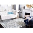 Safavieh Evoke 11' Square Rug in Gray and Ivory