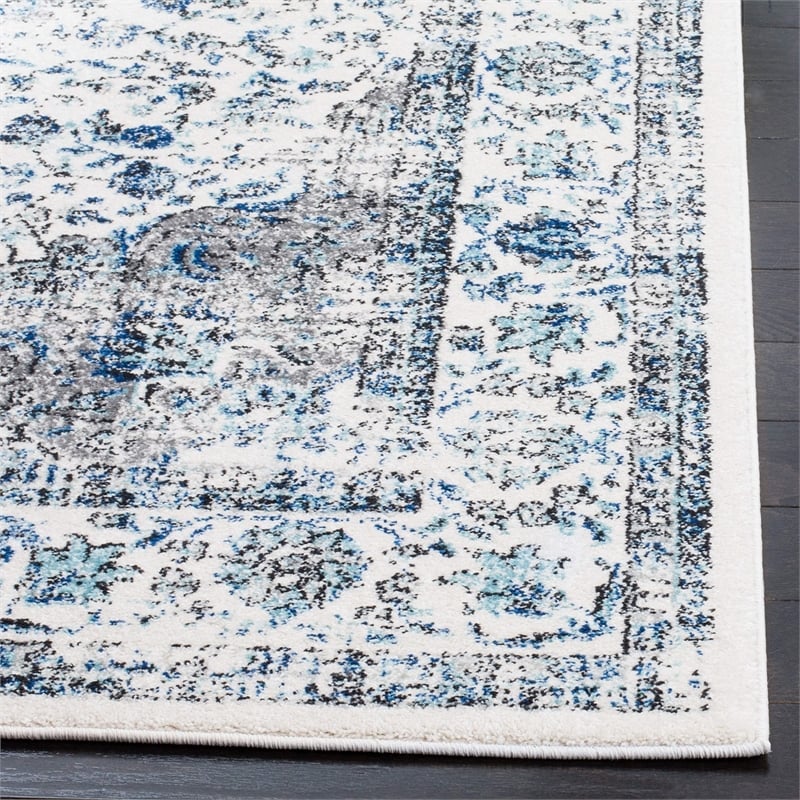 Safavieh Evoke 11' Square Rug in Gray and Ivory