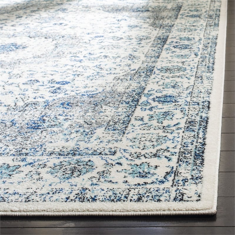 Safavieh Evoke 11' Square Rug in Gray and Ivory