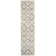 Safavieh Skyler 2' x 6' Runner Rug in Gray and Ivory