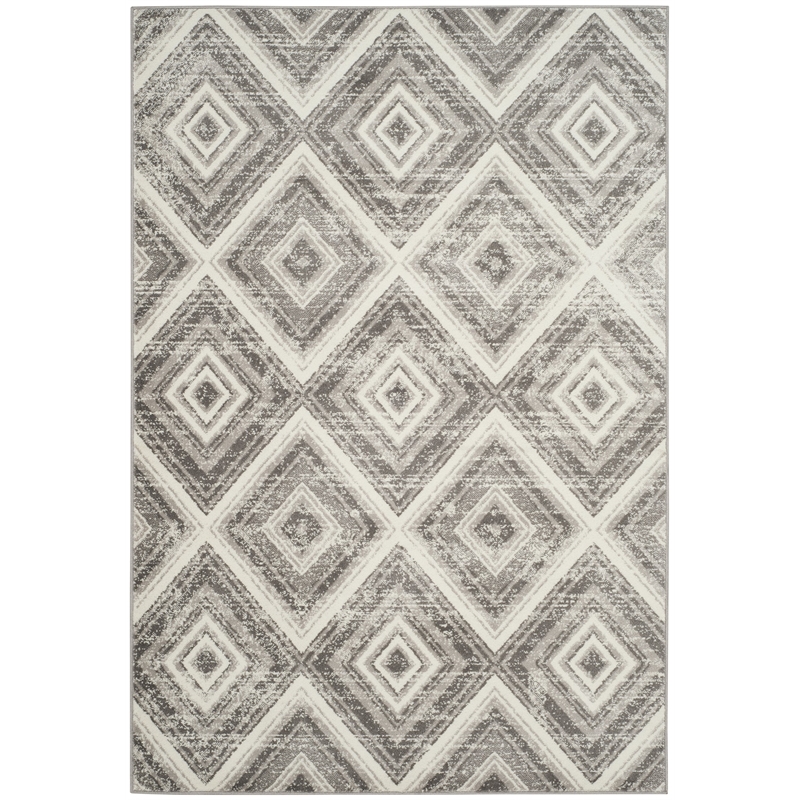Safavieh Skyler 6' x 9' Rug in Gray and Ivory