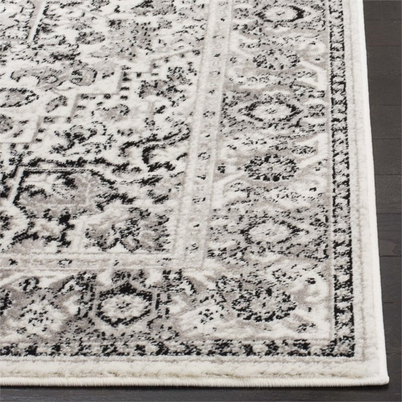 Safavieh Skyler 2' x 10' Runner Rug in Gray and Ivory