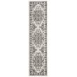 Safavieh Skyler 2' x 10' Runner Rug in Gray and Ivory