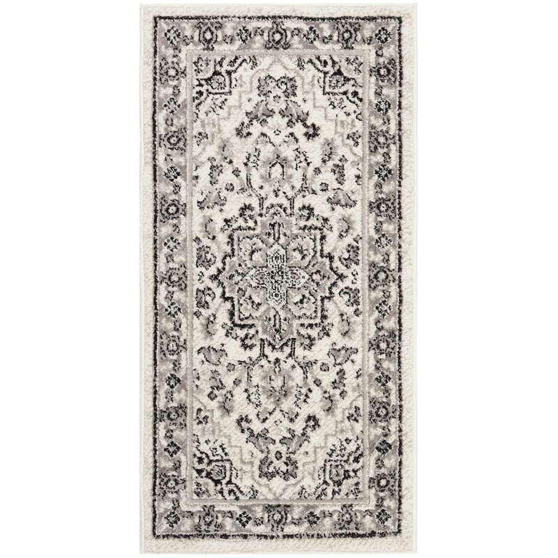 Safavieh Skyler 2' x 4' Rug in Gray and Ivory