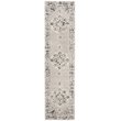 Safavieh Skyler 2' x 12' Runner Rug in Gray and Ivory