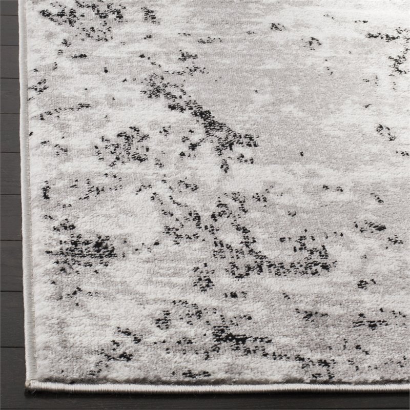 Safavieh Skyler 2' x 12' Runner Rug in Gray and Ivory
