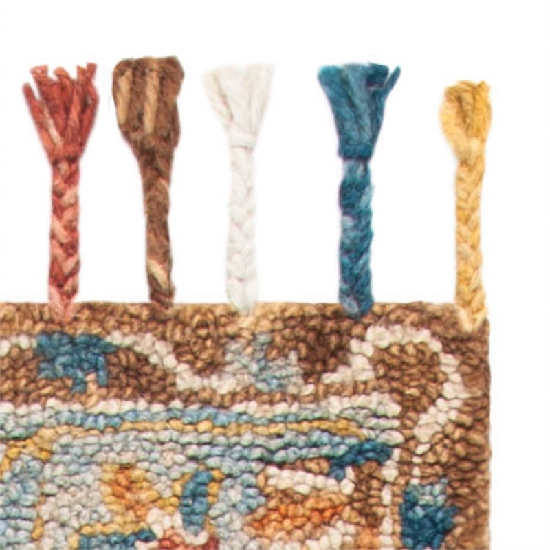 Safavieh Aspen 6' x 9' Hand Tufted Wool Rug in Gray and Navy