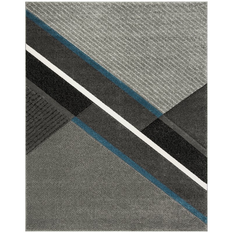 Safavieh Hollywood 9' x 12' Rug in Gray and Teal