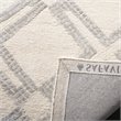 Safavieh Bellagio 4' x 6' Hand Tufted Wool Rug in Ivory and Gray