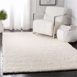 Safavieh Madrid 6'7&quot Square Shag Rug in Ivory