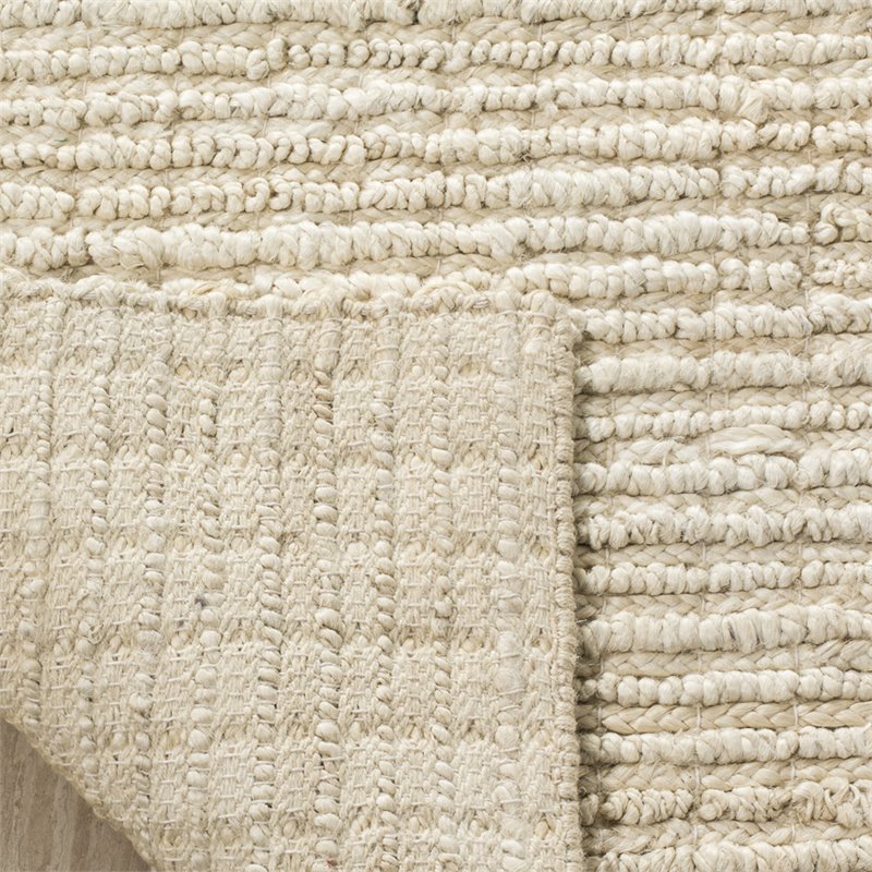 Safavieh Natural Fiber 3' x 5' Hand Woven Jute Rug in Ivory