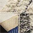 Safavieh Kenya 3' x 5' Hand Knotted Wool Rug in Ivory and Black