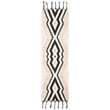 Safavieh Kenya 5' x 8' Hand Knotted Wool Rug in Ivory and Black