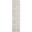 Safavieh Skyler 2' x 10' Runner Rug in Ivory and Blue