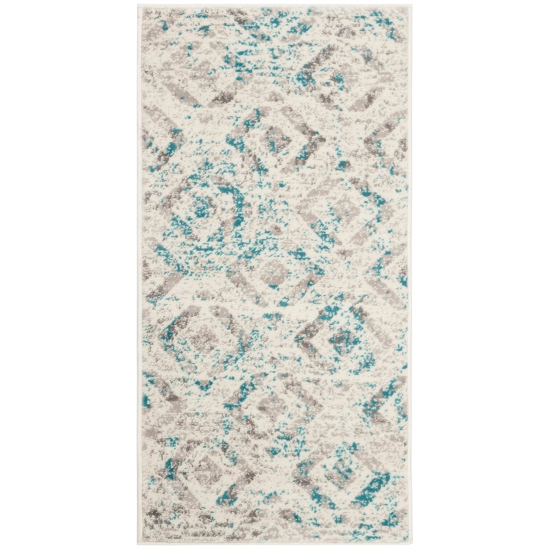 Safavieh Skyler 2' x 4' Rug in Ivory and Blue