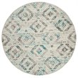 Safavieh Skyler 4' Round Rug in Ivory and Blue
