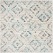 Safavieh Skyler 4' Square Rug in Ivory and Blue