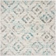 Safavieh Skyler 8' Square Rug in Ivory and Blue