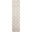 Safavieh Skyler 2' x 10' Runner Rug in Ivory and Blue