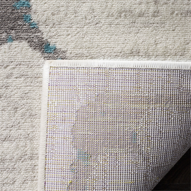 Safavieh Skyler 2' x 10' Runner Rug in Ivory and Blue